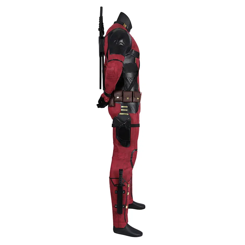 Deadpool 3 Cosplay Costume Deadpool Wade Wilson Leather Suit Deluxe Version
